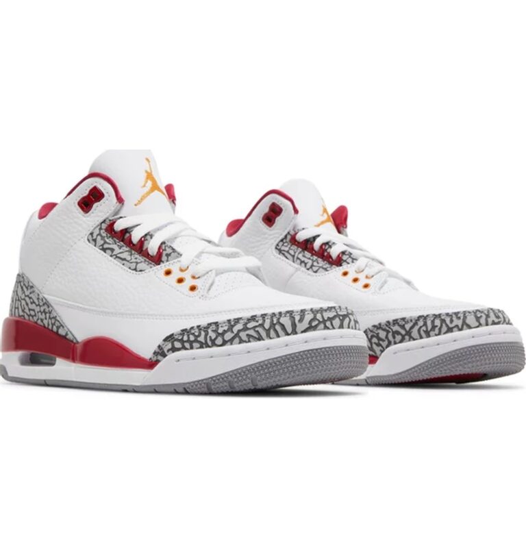 Air Jordan 3 Retro Cardinal Red - KICKS FLOW